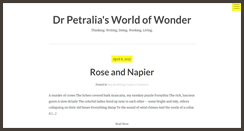 Desktop Screenshot of drpetralia.com